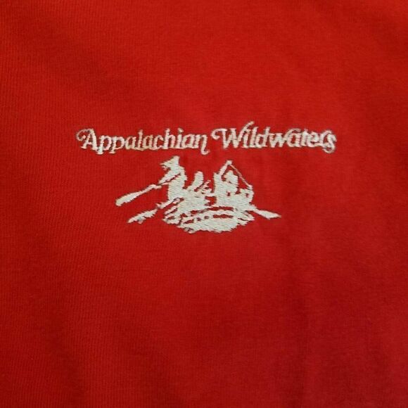 Velva Sheen Polo Shirt Men Large Red Embroidered | Vintage | VGC - Picture 3 of 4